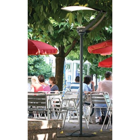 Lampadaire mobile télescopique "EQUIX" LED 35W IP55 sur plateau