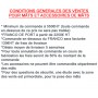 Crosse Fixation Double en TOP pour MAT Acier Galvanisé