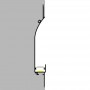 Profilé en aluminium STRIPLINE PLACO 135X18mm - 2 mètres