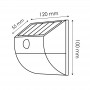 Applique Murale Solaires LED Mus avec capteur de mouvement
