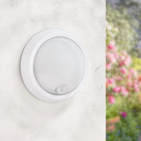 Applique LED avec Capteur de Mouvement Sphère 12W PIR 360º IP54