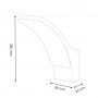 Applique LED Murale Winnie White 10W