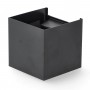 Applique Murale LED Cube Black 12W IP54