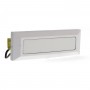 Borne de Surface Led Murale Longue Rectangulaire Blanc/Noir 5W IP54