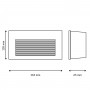 Bornes LED Desan Encastré 7W IP65