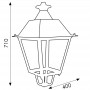 Luminaire Villa Acier Peint Noir Four