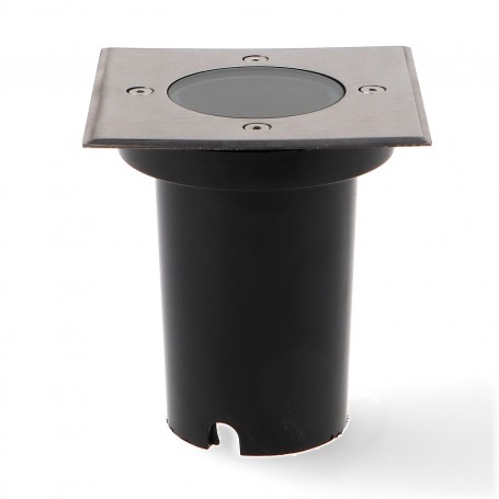 Spot carré encastrable GubBet pour sol IP67 avec Douilles GU10