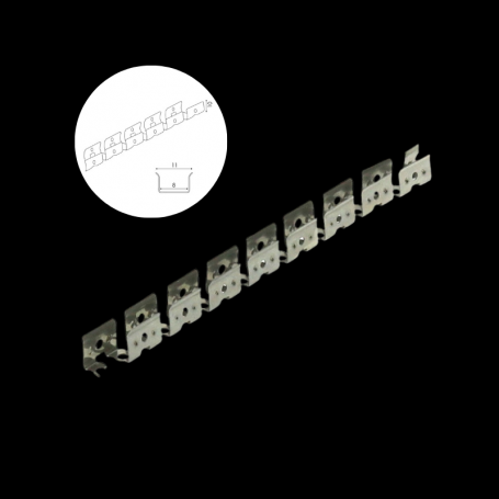 Profilé flexible en aluminium STRIPLINE 10X8mm- 20 mètres