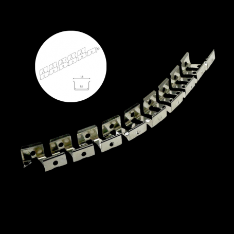 Profilé flexible en aluminium STRIPLINE 13X15mm- 20 mètres