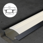 Profilé en aluminium STRIPLINE ENCASTRÉ 7X25mm - 2 mètres