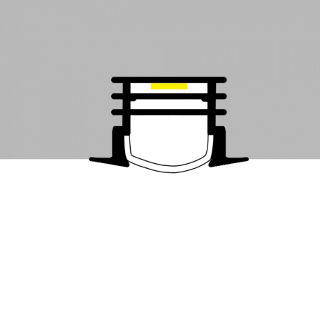 Profilé Aluminium STIPLINE 17X12mm - 2 mètres