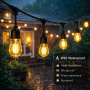 Guirlande Led Solaire extérieure (10 Ampoules E27 incluses) IP65 3W - 3000K