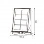 Applique Led Murale Solaire White Eyes - Dsc